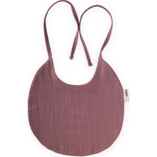 Cigit Organik Müslin Mama Önlüğü Mürdüm