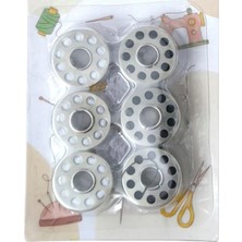 Buffer Masura Ipli 6'lı Metal Siyah-Beyaz