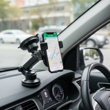 Al-Net Vantuzlu Araç Içi Telefon Tutucu | 360 Dönebilen