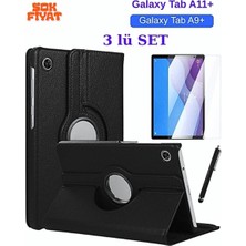 GoGoPlus Samsung Galaxy Tab A11 Plus - A9+Plus (11 Inç 2023 2025 360 Standı Tablet Kılıfı Kalem+Ekrankoruyucu