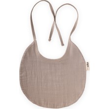 Cigit Organik Müslin Mama Önlüğü Vizon