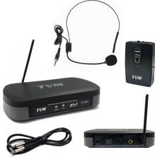 Vhf Kablosuz Mikrofon 1 Headset Tvm FV-501
