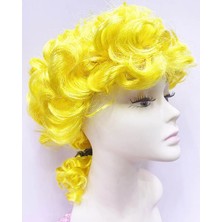 Shopwave Marquis Baroque Peruk Barok Dönem Yargıç Peruğu Sarı Renk (5047)
