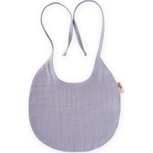 Cigit Organik Müslin Mama Önlüğü Mavi