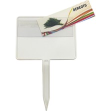 Saplanabilir Cepli Etiket - Beyaz (Pakette 10 Adet)