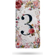 Begoloni Doğal Taş Kapı Numarası, Uv Baskılı Kapı Numarası 7,5X15CM No:3