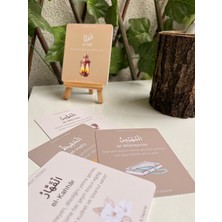 Tiny Stories TR Esmaül Hüsna(Allah'ın Isimleri) Kart Seti-2 / 12 Adet + Tahta Stand/ramazan Özel