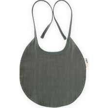 Cigit Organik Müslin Mama Önlüğü Haki Yeşil