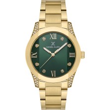 Daniel Klein DK.1.13731-3 Taşlı Tasarım Suy Dayanıklı Altın Renk Kadın Kol Saati