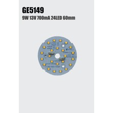 Lekoled GE5149 9W 13V 700MA NATURAL 4000K 24LED 60MM