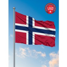 Bilsan Norveç Ülke Bayrağı 150 x 225 cm - Raşel Kumaş