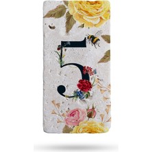 Begoloni Doğal Taş Kapı Numarası, Uv Baskılı Kapı Numarası 7,5X15CM No:5