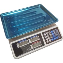 MiraLive Metal Ölçüm Tartısı Elektronik Terazi Bakkal Manav Market ve Pazarcı Tartısı 40 kg