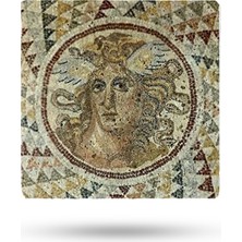 Begoloni Doğal Taş Nihale 20X20CM Mozaik Baskılı Çaydanlık Altlığı-Tencere Tava Altlığı