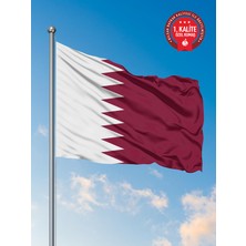 Bilsan Katar Ülke Bayrağı 300 x 450 cm - Raşel Kumaş