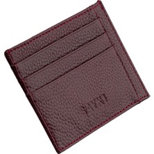 Hatemoğlu Bordo 100% Deri Cüzdan