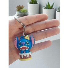 3D Silikon Stitch Anahtarlık–lilo & Stitch Figürü, Yumuşak Dayanıklı Malzeme,anahtarlık & Çanta Süsü