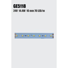 Lekoled GE5118 24V 70LED/M 14W 16MM Dizgi LED