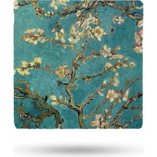 Begoloni Doğal Taş Nihale 15X15CM Van Gogh Eserleri Baskılı Çaydanlık Altlığı-Tencere Tava Altlığı