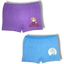 Ugly Duck Frozen Lisanslı Kız Çocuk Pamuk Boxer 2’li Set