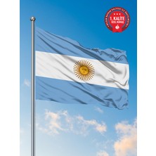 Bilsan Arjantin Ülke Bayrağı 150 x 225 cm - Raşel Kumaş