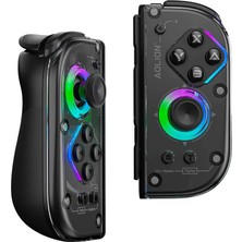 Aolion J20 | Hall Efect Kablosuz Rgb Gamepad Joystick, Yüksek Hassasiyetli Hall Effect Analog, Pc, Android, Steam Uyumlu, Dinamik Rgb Aydınlatma, Removable Kapak ve Şarj Özelliği