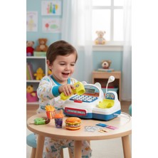 Hak-İş Oyuncak Mikrofonlu Yazar Kasa Oyuncak Seti – Market Alışveriş Oyun Seti