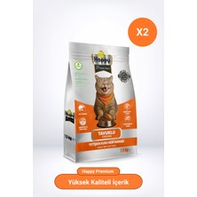 Happy Tavuklu Kuru Kedi Maması 3 kg