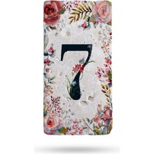 Begoloni Doğal Taş Kapı Numarası, Uv Baskılı Kapı Numarası 7,5X15CM No:7