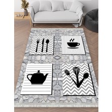 Destek Halı MK-9019A – Makinede Yıkanabilir, Kaymaz Taban, Dijital Baskı Halı