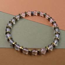 Kuvars Bileklik Gold Hematit