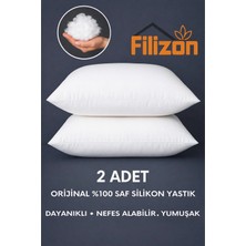 Filizon 2 Adet Boncuk Silikon Yastık Dayanıklı Nefes Alabilir Yumuşak