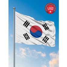 Bilsan Güney Kore Ülke Bayrağı 200 x 300 cm - Raşel Kumaş