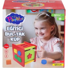 Hepsilazım Eğitici Bul-Tak Eğitici Küp 12 Parça 6 Renk
