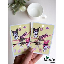 4'lü (2 Adet ) Kuromi Çift Bilekliği ,arkadaşlık Bilekliği Best Friends