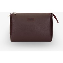 Luna Deri Kadın Askılı Çanta Bordo