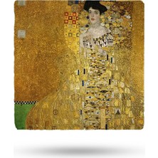 Begoloni Doğal Taş Nihale 15X15CM Gustav Klimt Eserleri Baskılı Taş Nihale, Sunum 349