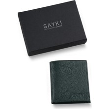 Hatemoğlu Yeşil 100% Deri Cüzdan