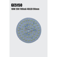 Lekoled GE5150 18W 26V 700MA BEYAZ 6500K 48LED 90MM