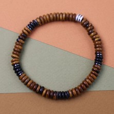 Kaplan Gözü & Onix Hematit Taşı Bileklik