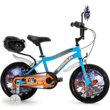 Bisan Bobo 16 Jant 26 cm Kadro V-Fren Vitessiz Çocuk Bisikleti - Açık Mavi