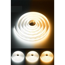 Lekoled Beyaz-Günışığı 2700- 6500K 24V 576 LED 8 mm IP20 20W/M (10W+10W) CRI90+DOUBLE Pcb Şerit LED Içmekan 3m Bant