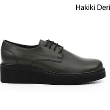 Gönderi(r) Kadın  GDZA134M0489 Dolgu Taban Hakiki Deri Loafer Ayakkabı