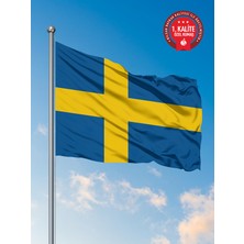 Bilsan Isveç Ülke Bayrağı 70 x 105 cm - Raşel Kumaş