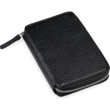 Hatemoğlu Siyah - Yeşil 100% Deri Cüzdan