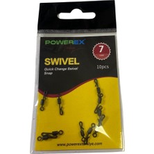 Powerex Hızlı Değişim Fırdöndüsü (Quick Change Swivel)  Snap 7no. 10 Adet