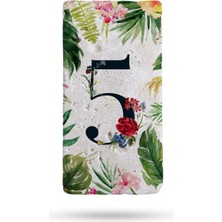 Begoloni Doğal Taş Kapı Numarası, Uv Baskılı Kapı Numarası 7,5X15CM No:5