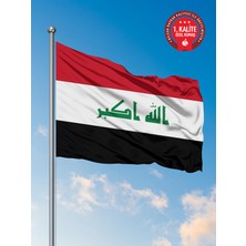 Bilsan Irak Ülke Bayrağı 150 x 225 cm - Raşel Kumaş