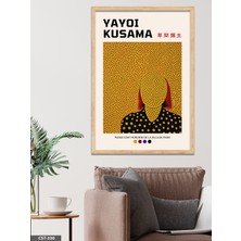 Evine Moda Yayoi Kusama Portre Tek Parça Ahşap Çerçeveli Tablo