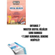 Karma Kitaplar Okyanus 7  Master Sosyal Bilgiler  Soru Bankası *7.sınıf Kurumsal Deneme  Hediyeli!!